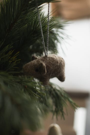 Adorno colgante Hanging pig  - Beige - DBKD