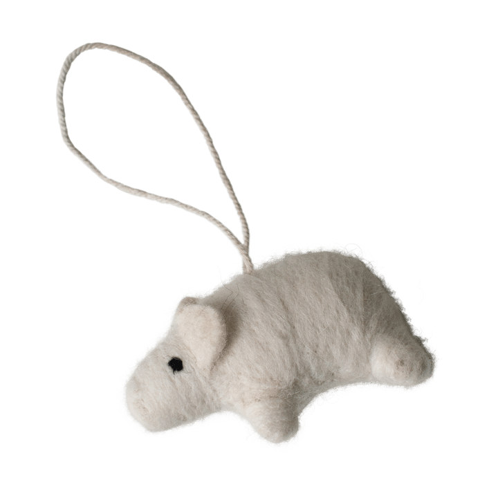 Adorno colgante Hanging pig  - Blanco - DBKD