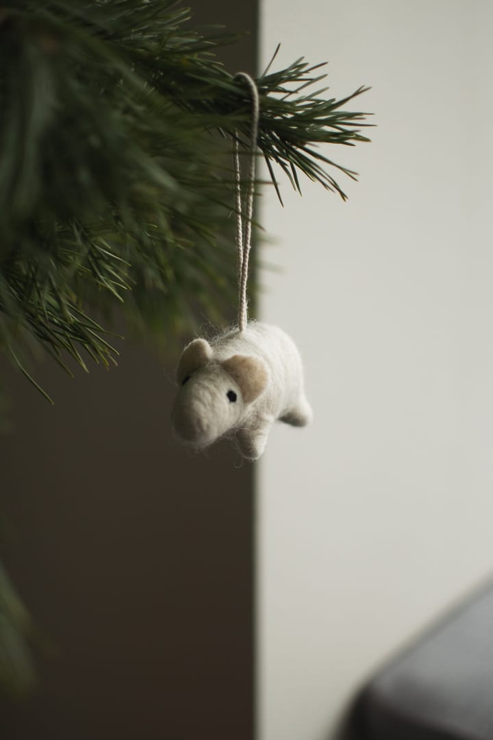 Adorno colgante Hanging pig , Blanco DBKD
