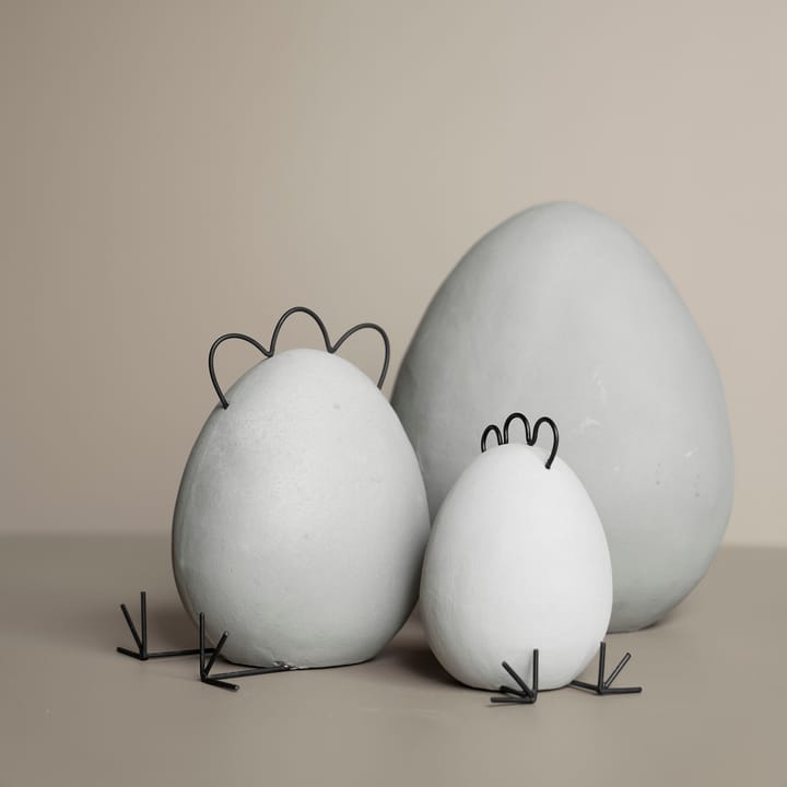 Adorno de pascua Heavy Hen hormigón, grande DBKD