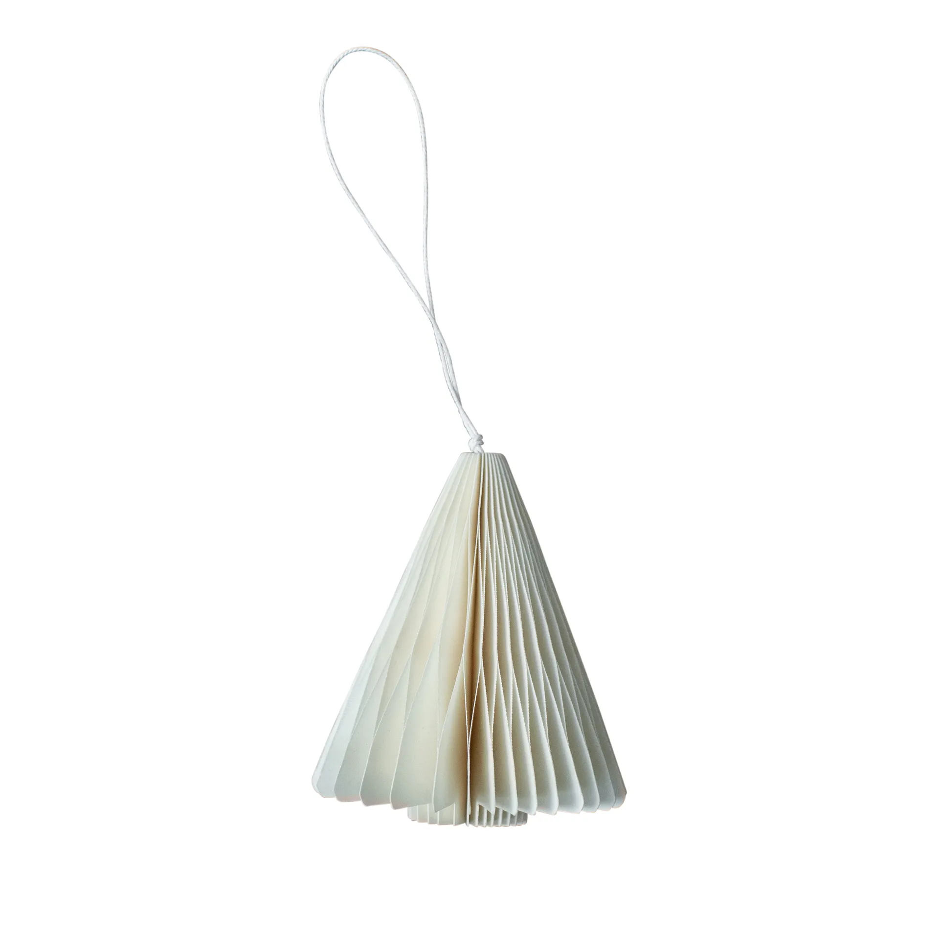 Adorno navideño Paper tree 7 cm, White DBKD