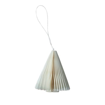 Adorno navideño Paper tree 7 cm - White - DBKD