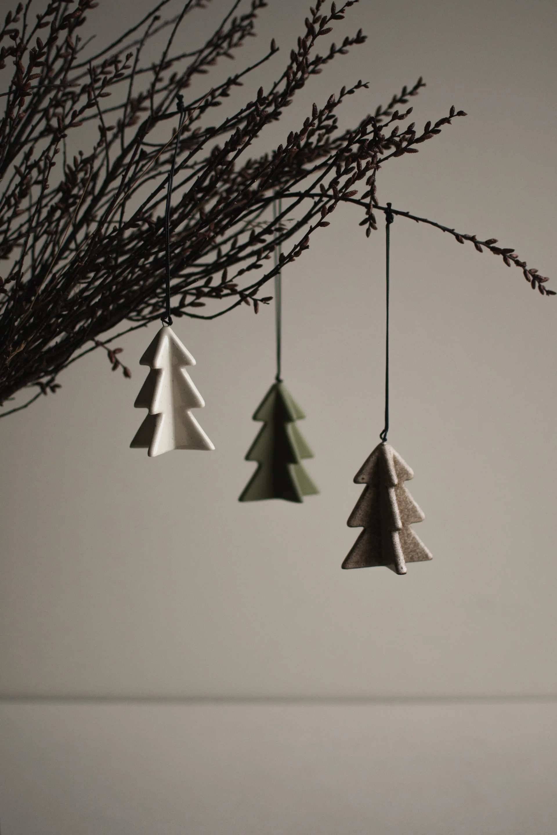 Árbol colgante de invierno 7 cm, Vainilla DBKD