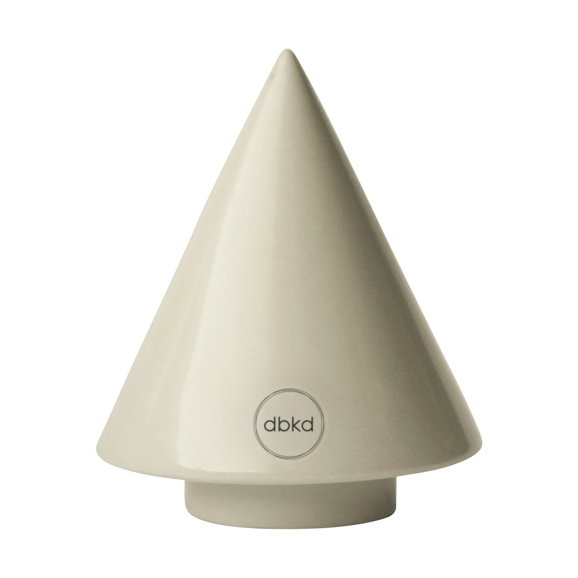 Árbol decorativo Peak, Shiny creme, Ø9 cm DBKD