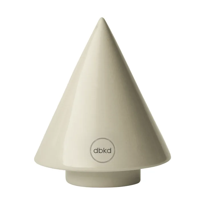 Árbol decorativo Peak - Shiny creme, Ø9 cm - DBKD