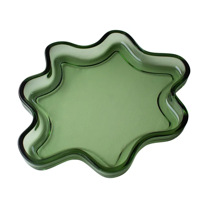 Bandeja decorativa Filter - Green, Ø22×2 cm - DBKD
