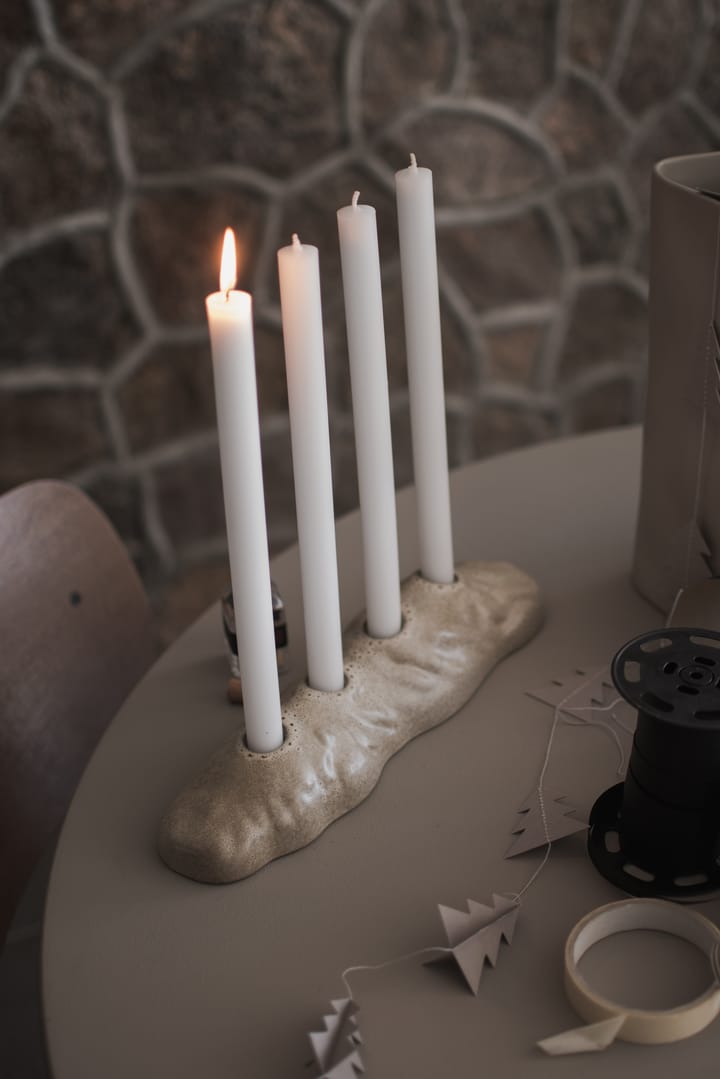 Candelabro de Adviento Base, Beige DBKD