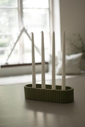 Candelabro Stripe 30 cm - Verde - DBKD