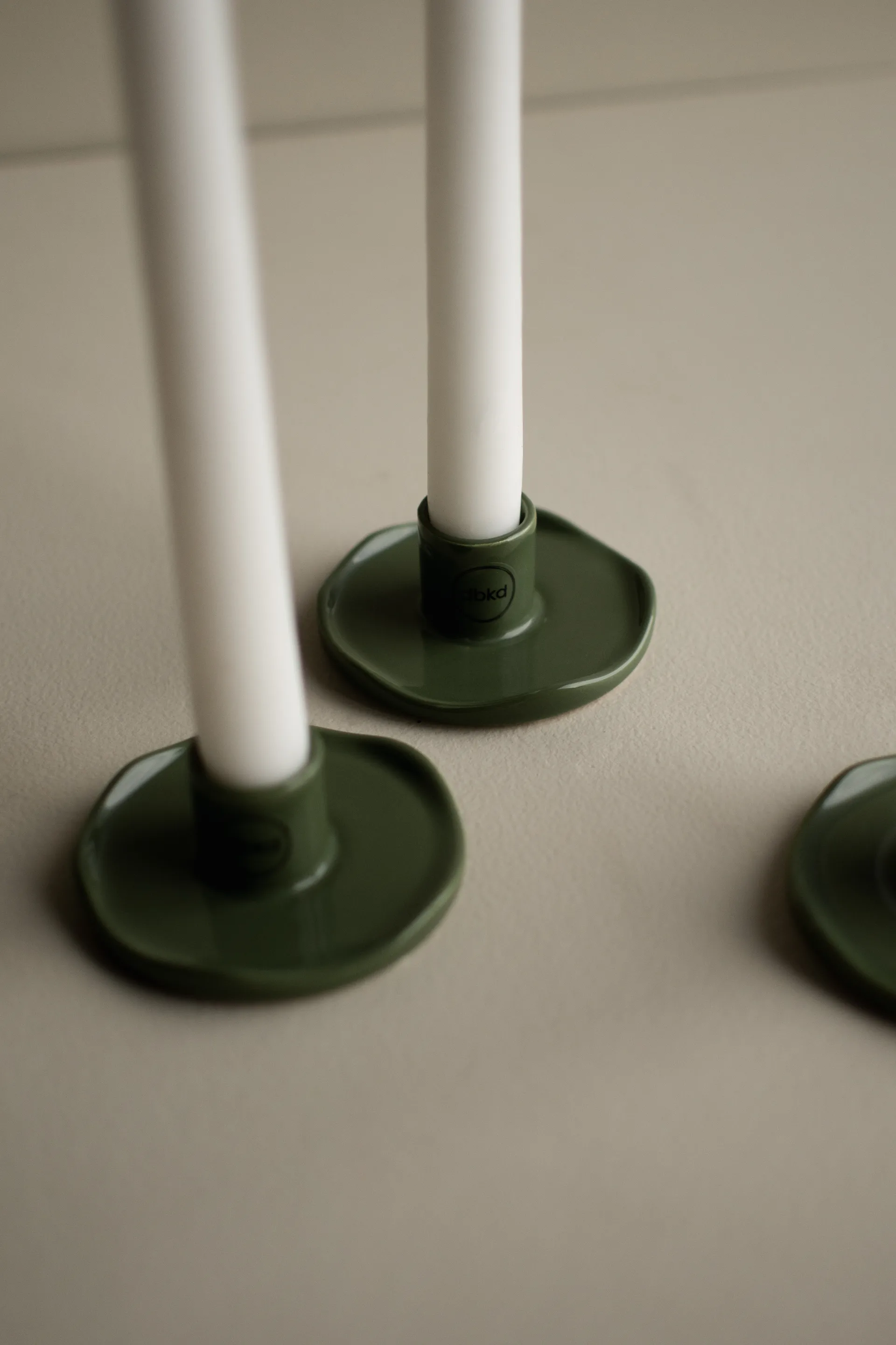 Candelabro Wave, Verde brillante DBKD