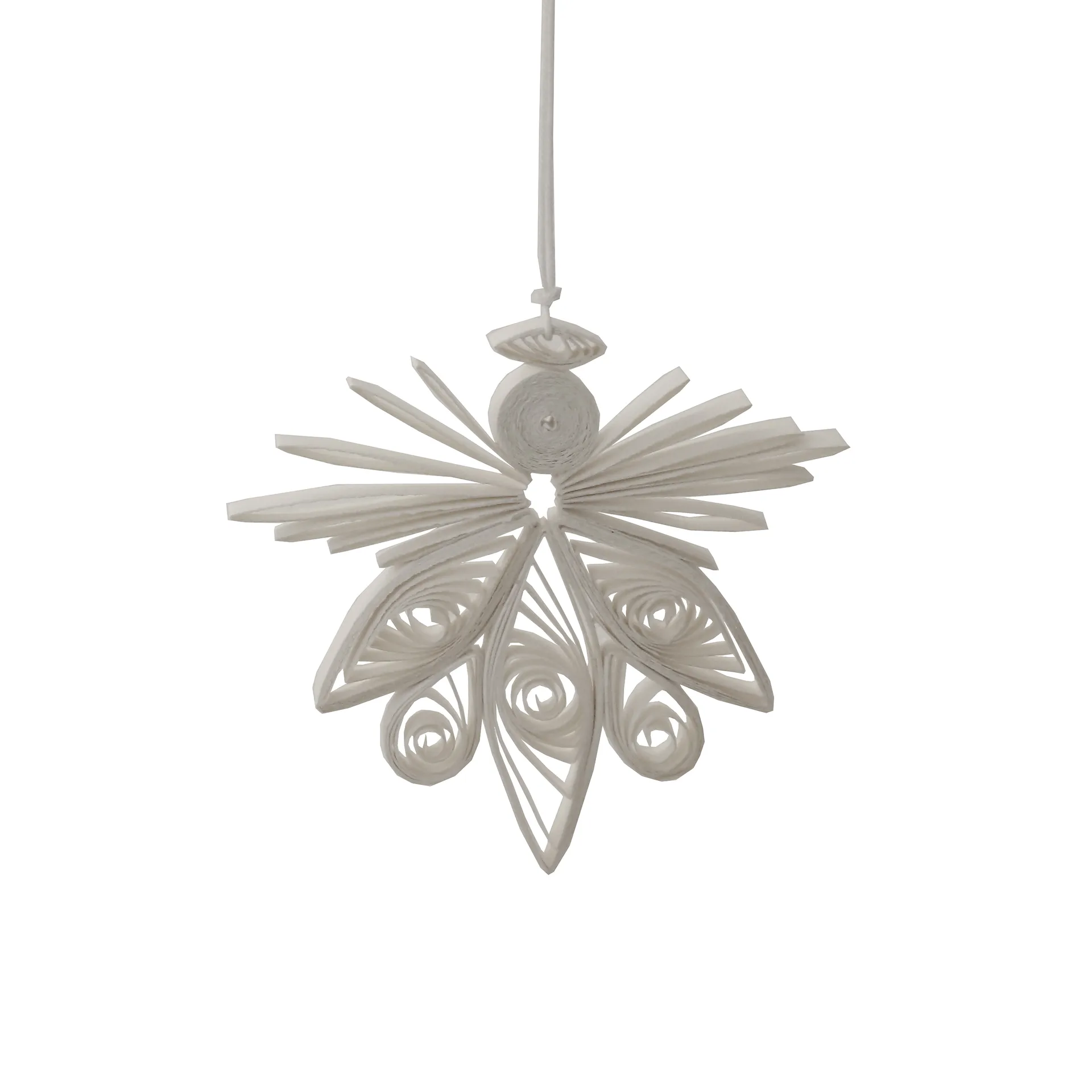 Colgante de navidad Paper Angel, blanco DBKD