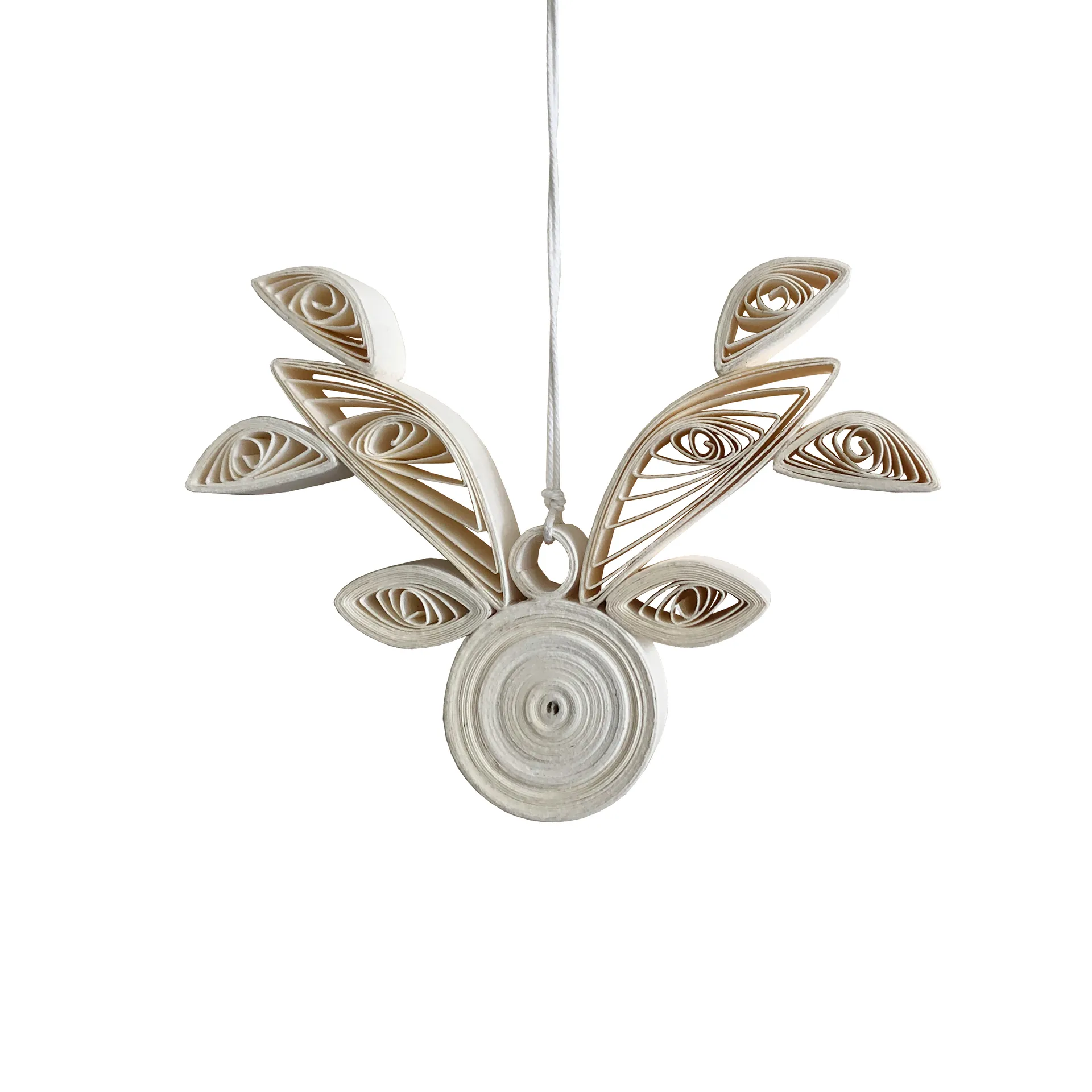 Colgante de navidad Paper Deer, blanco DBKD