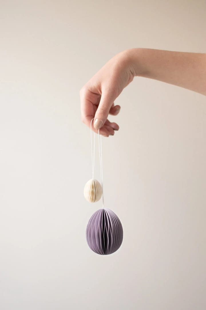 Colgante de pascua Ovoid papel 7 cm, Purple DBKD