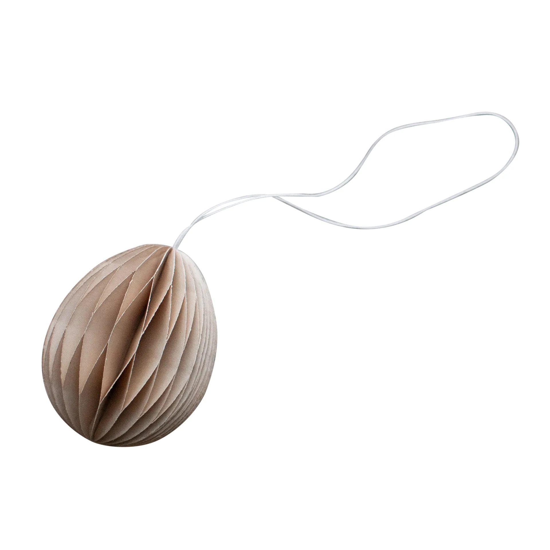 Colgante de pascua Ovoid papel 7 cm, Sand DBKD