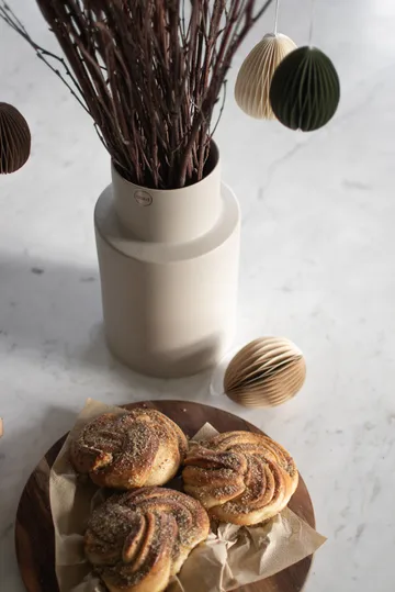 Colgante de pascua Ovoid papel 7 cm - Sand - DBKD