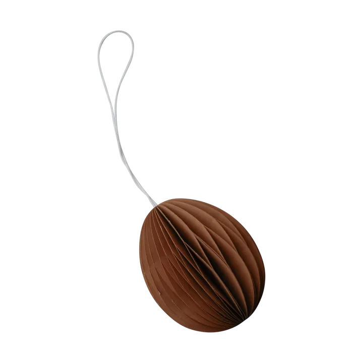 Colgante de pascua Ovoid papel 7 cm - Terracotta - DBKD