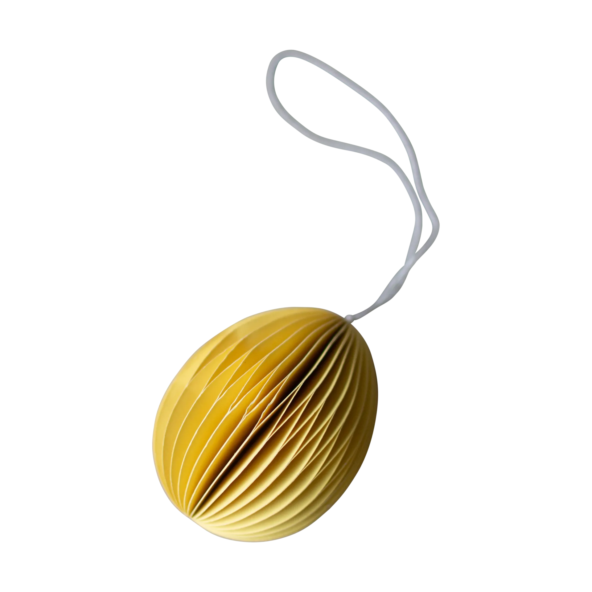 Colgante de pascua Ovoid papel 7 cm, Yellow DBKD