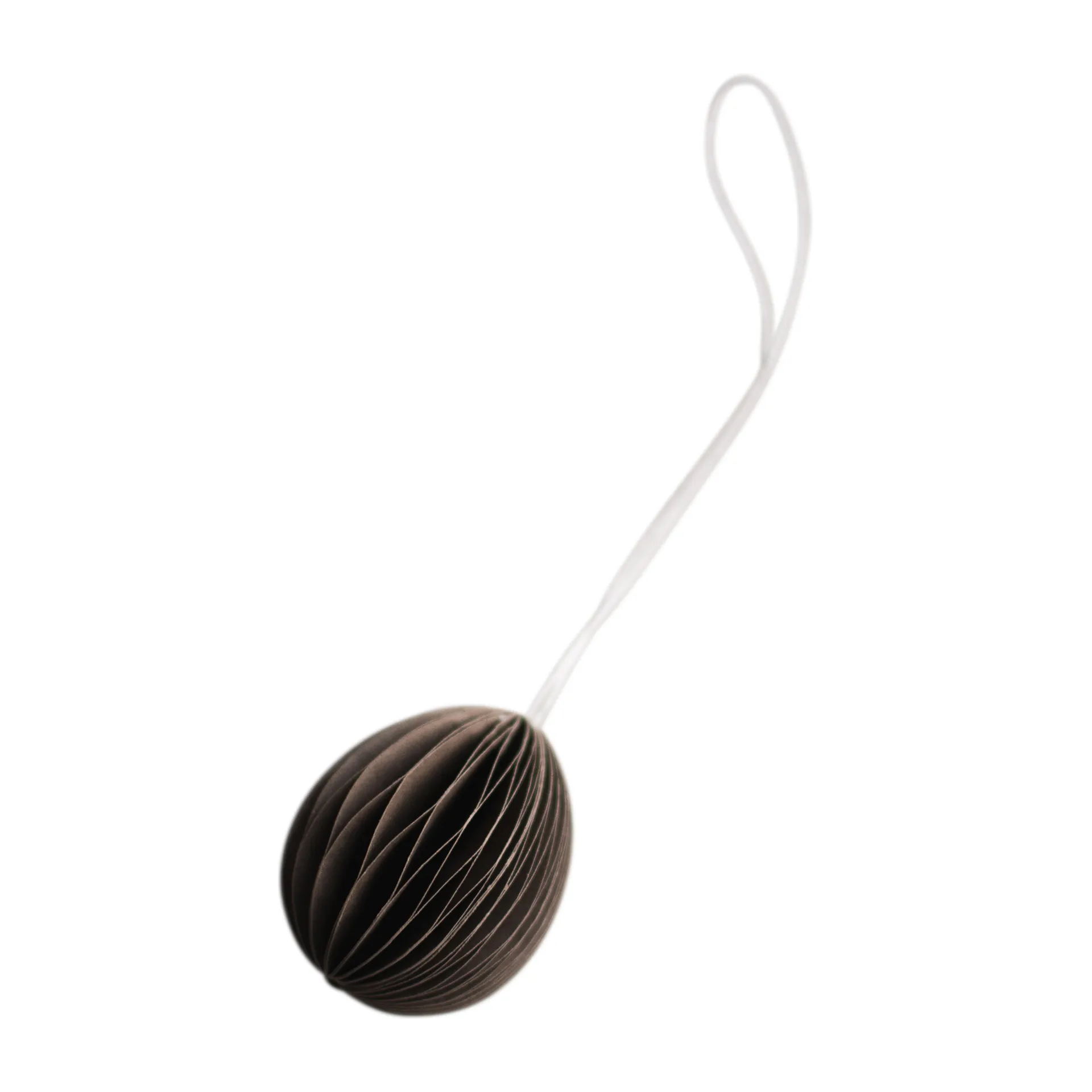 Colgante de Pascua Ovoid papel small 4 cm, Brown DBKD