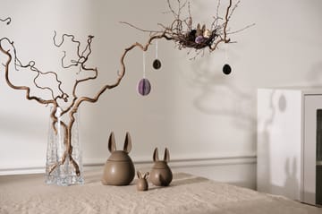 Colgante de Pascua Ovoid papel small 4 cm - Purple - DBKD