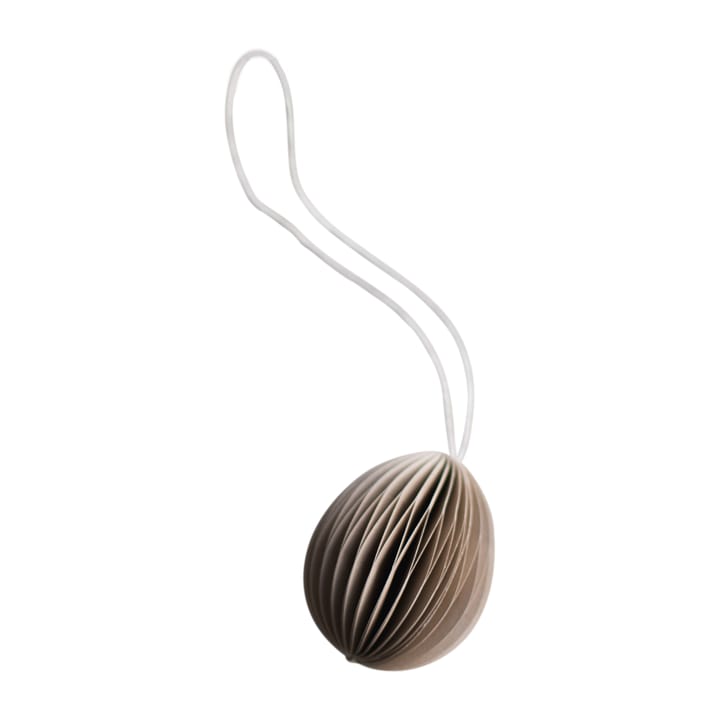 Colgante de Pascua Ovoid papel small 4 cm - Sand - DBKD