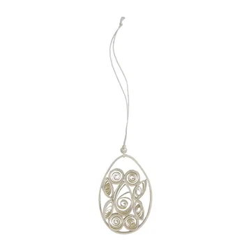 Colgante de pascua Paper egg - blanco - DBKD