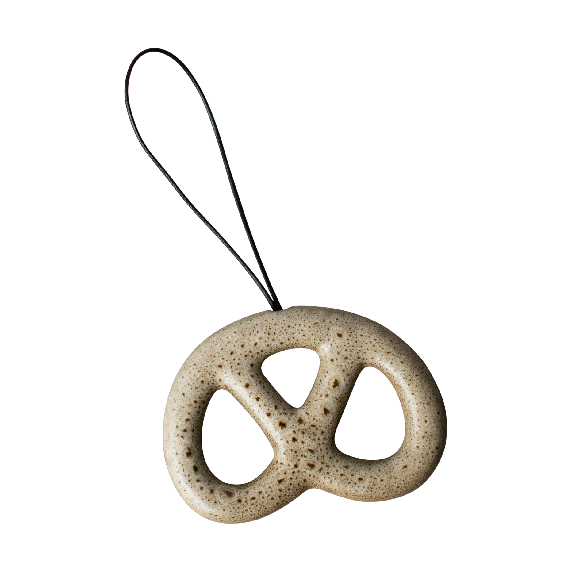 Colgante decorativo Hanging pretzel, Beige DBKD