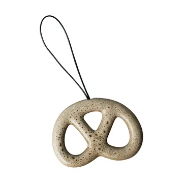 Colgante decorativo Hanging pretzel - Beige - DBKD