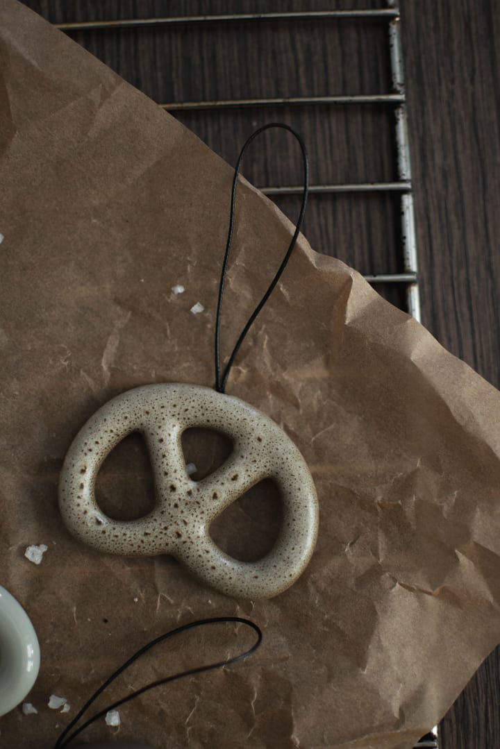Colgante decorativo Hanging pretzel, Beige DBKD