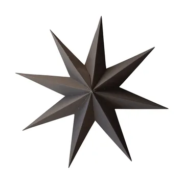 Colgante decorativo Paper winter star - Brown, large, Ø19 cm - DBKD