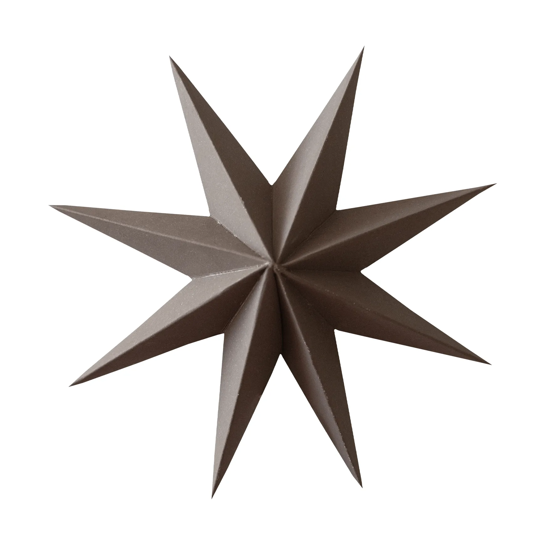 Colgante decorativo Paper winter star, Brown, medium, Ø14 cm DBKD