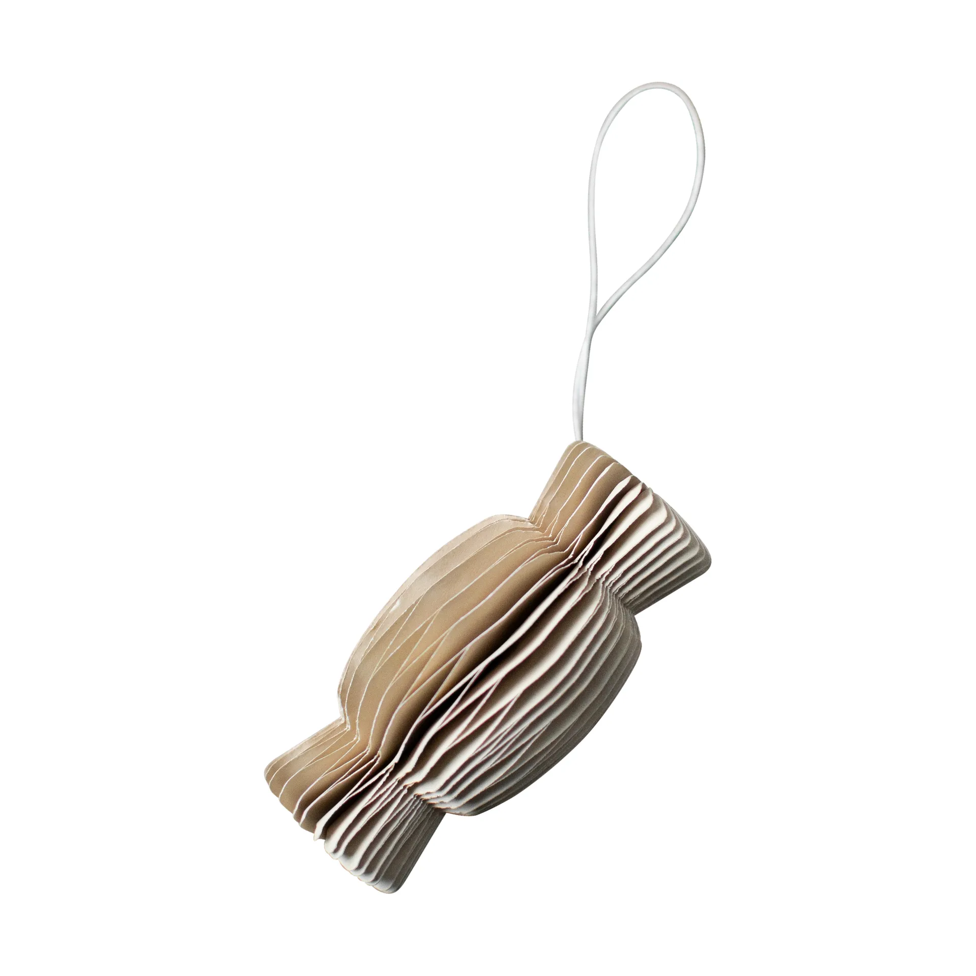 Colgante navideño Paper candy, Beige DBKD