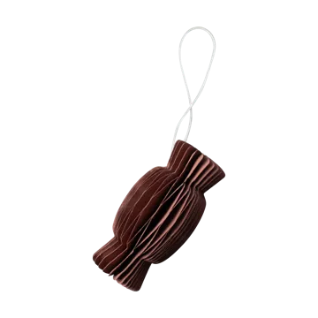 Colgante navideño Paper candy - Dark red - DBKD