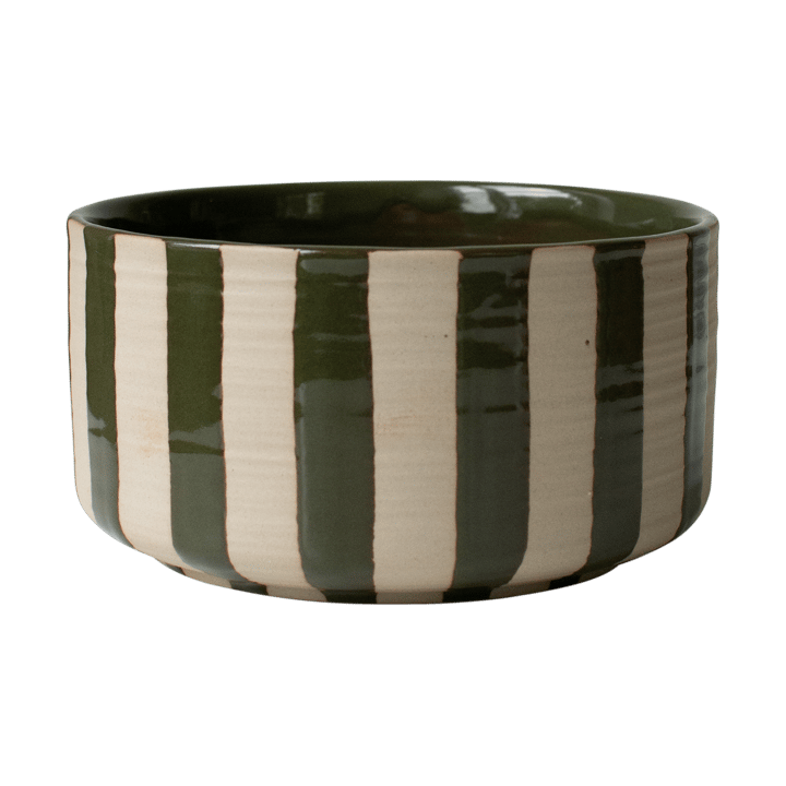 Cuenco decorativo Line Ø16 cm - Verde con rayas - DBKD