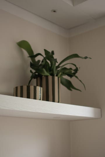 Cuenco decorativo Line Ø16 cm - Verde con rayas - DBKD