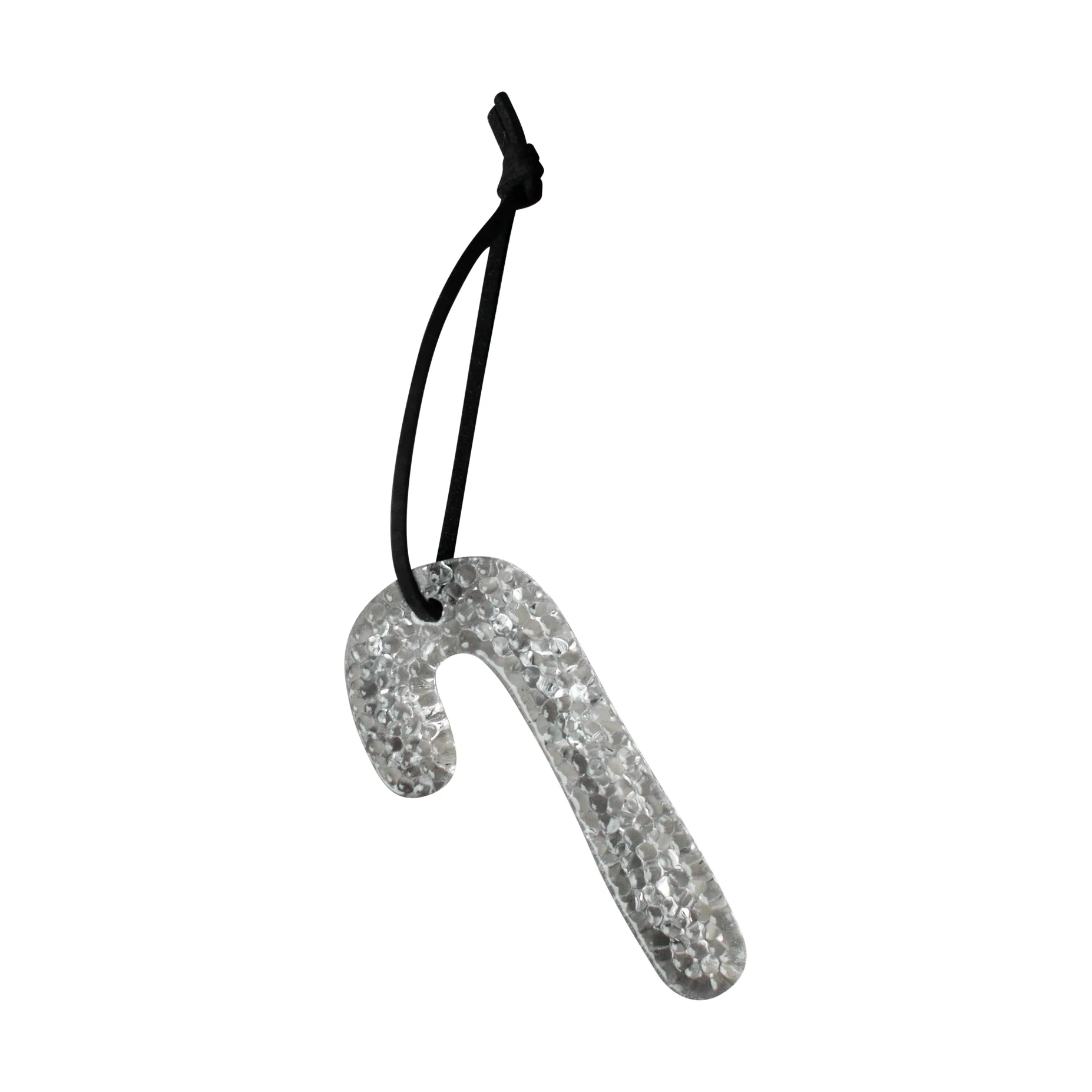 Decoración colgante Airy hanging candy cane, Clear DBKD