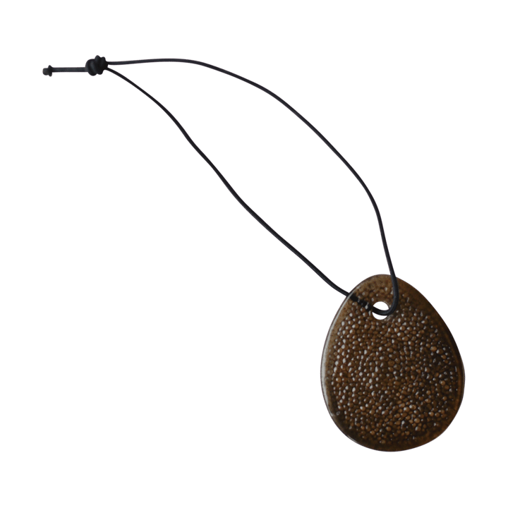 Decoración colgante Airy hanging egg, Brown DBKD
