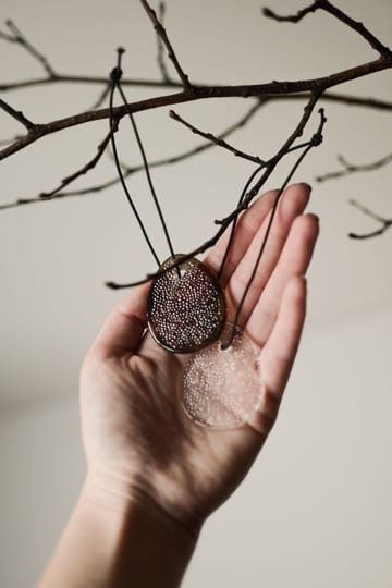 Decoración colgante Airy hanging egg - Brown - DBKD