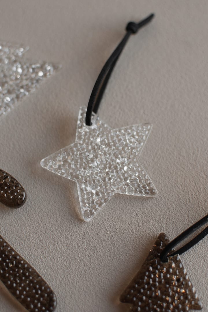 Decoración colgante Airy hanging star, Clear DBKD
