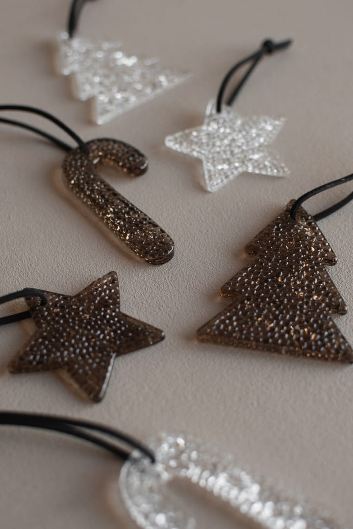 Decoración colgante Airy hanging star, Clear DBKD