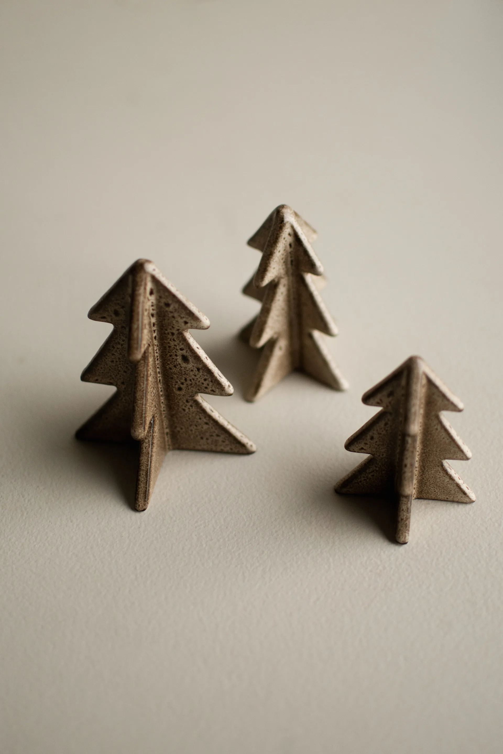 Decoración de árbol de invierno, Beige, 7 cm DBKD