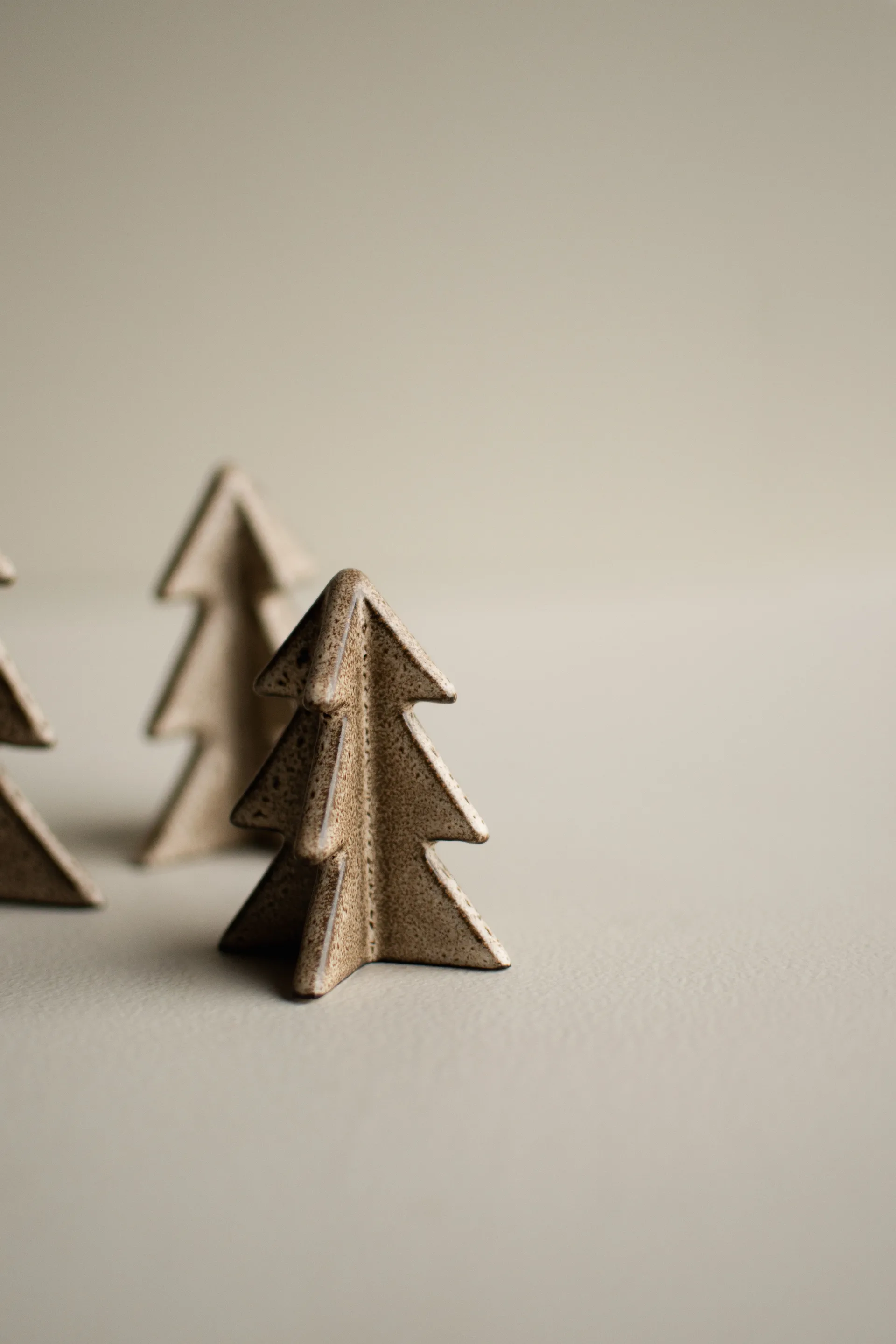 Decoración de árbol de invierno, Beige, 7 cm DBKD