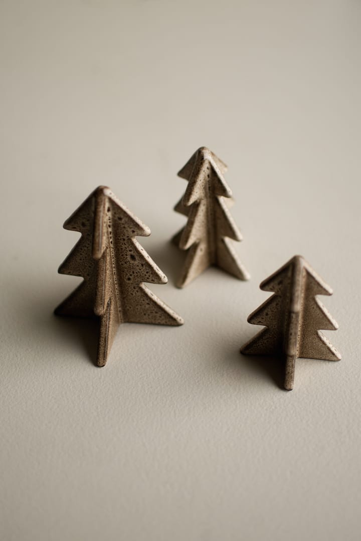 Decoración de árbol de invierno, Beige, 8 cm DBKD