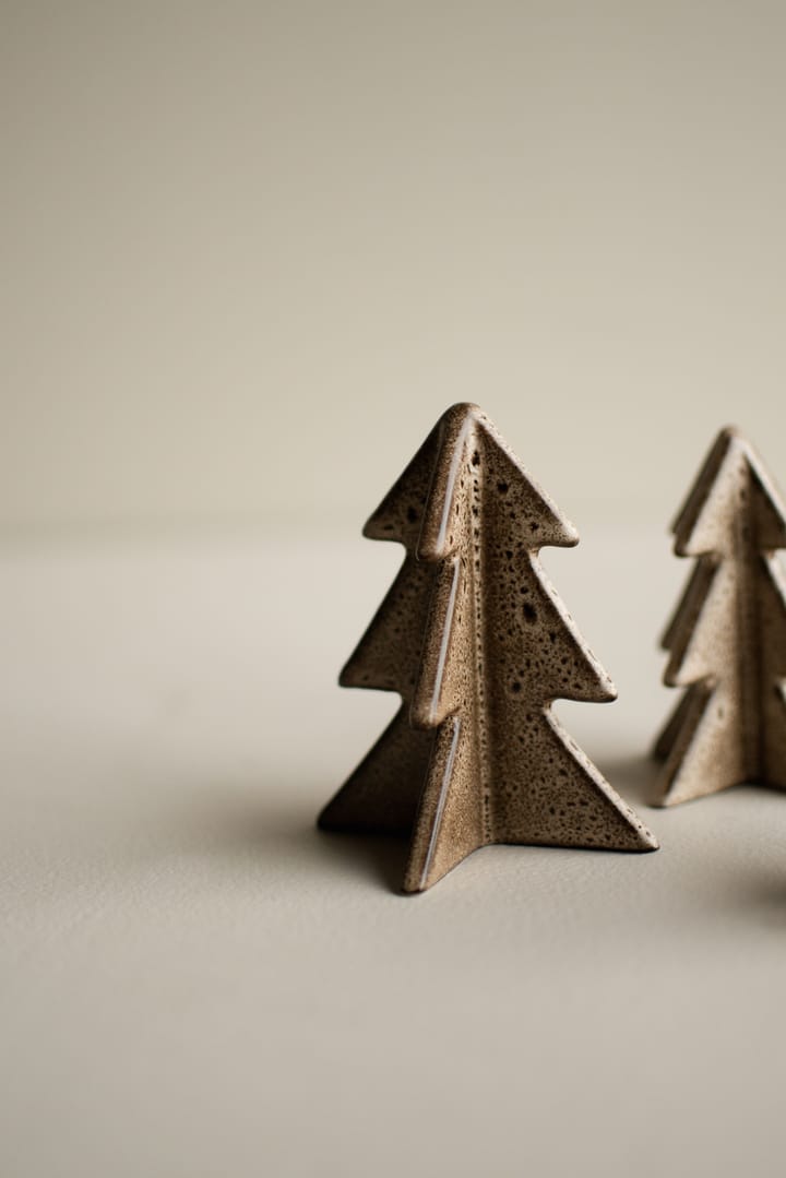 Decoración de árbol de invierno, Beige, 9,5 cm DBKD