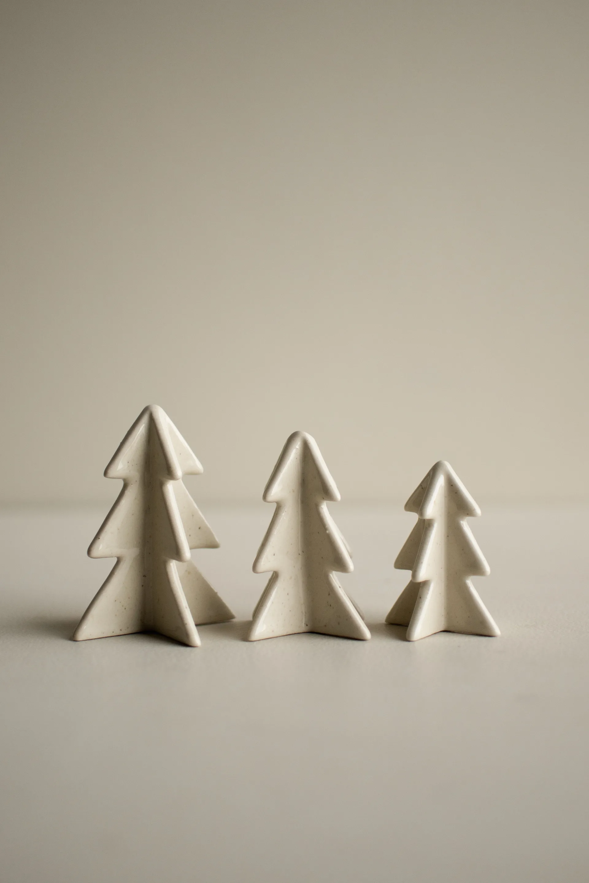 Decoración de árbol de invierno, Vainilla, 7 cm DBKD