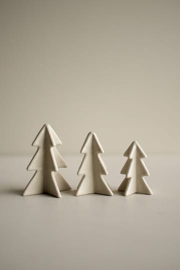 Decoración de árbol de invierno - Vainilla, 7 cm - DBKD
