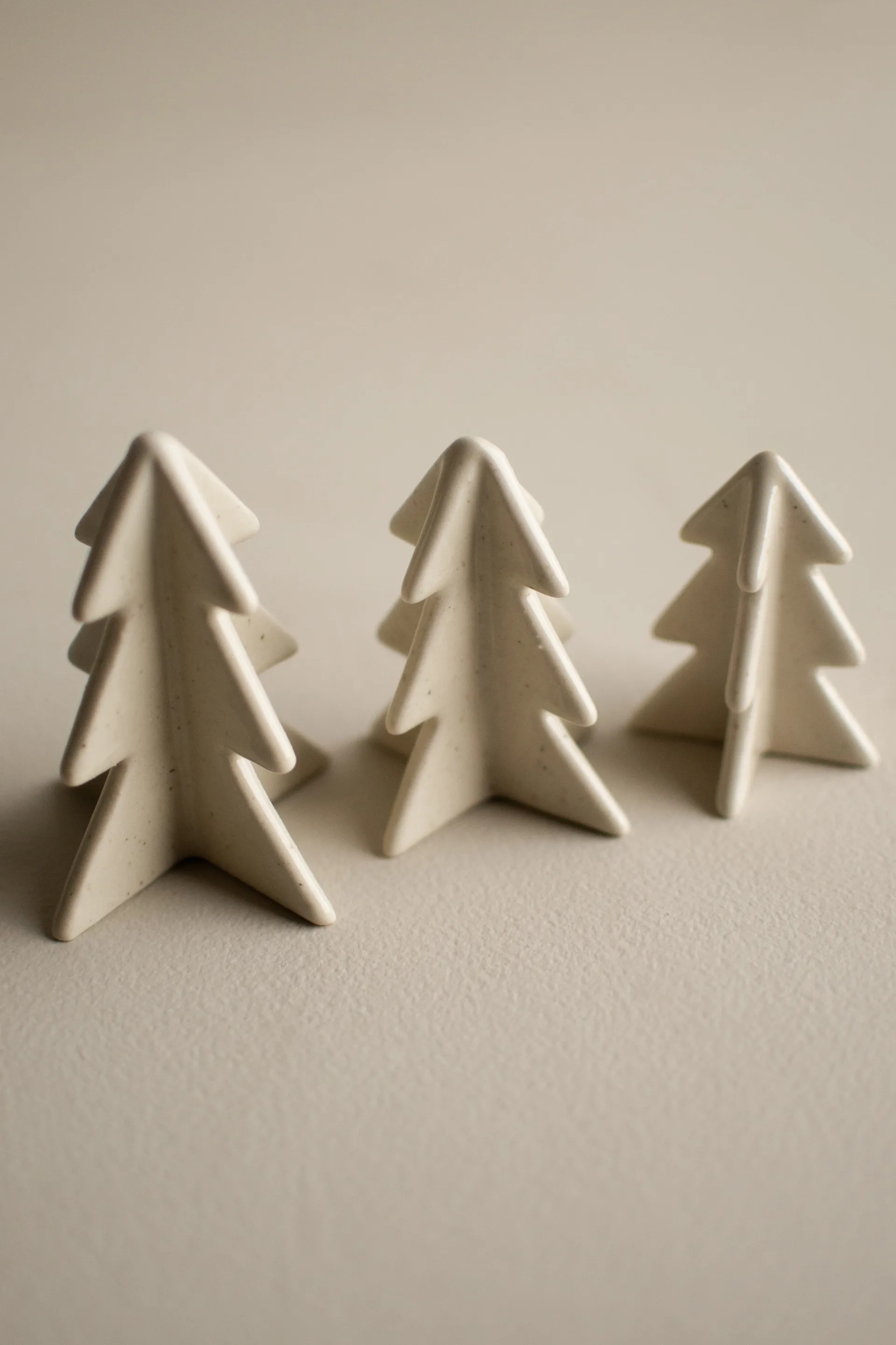 Decoración de árbol de invierno, Vainilla, 8 cm DBKD