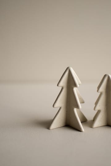 Decoración de árbol de invierno - Vainilla, 9,5 cm - DBKD