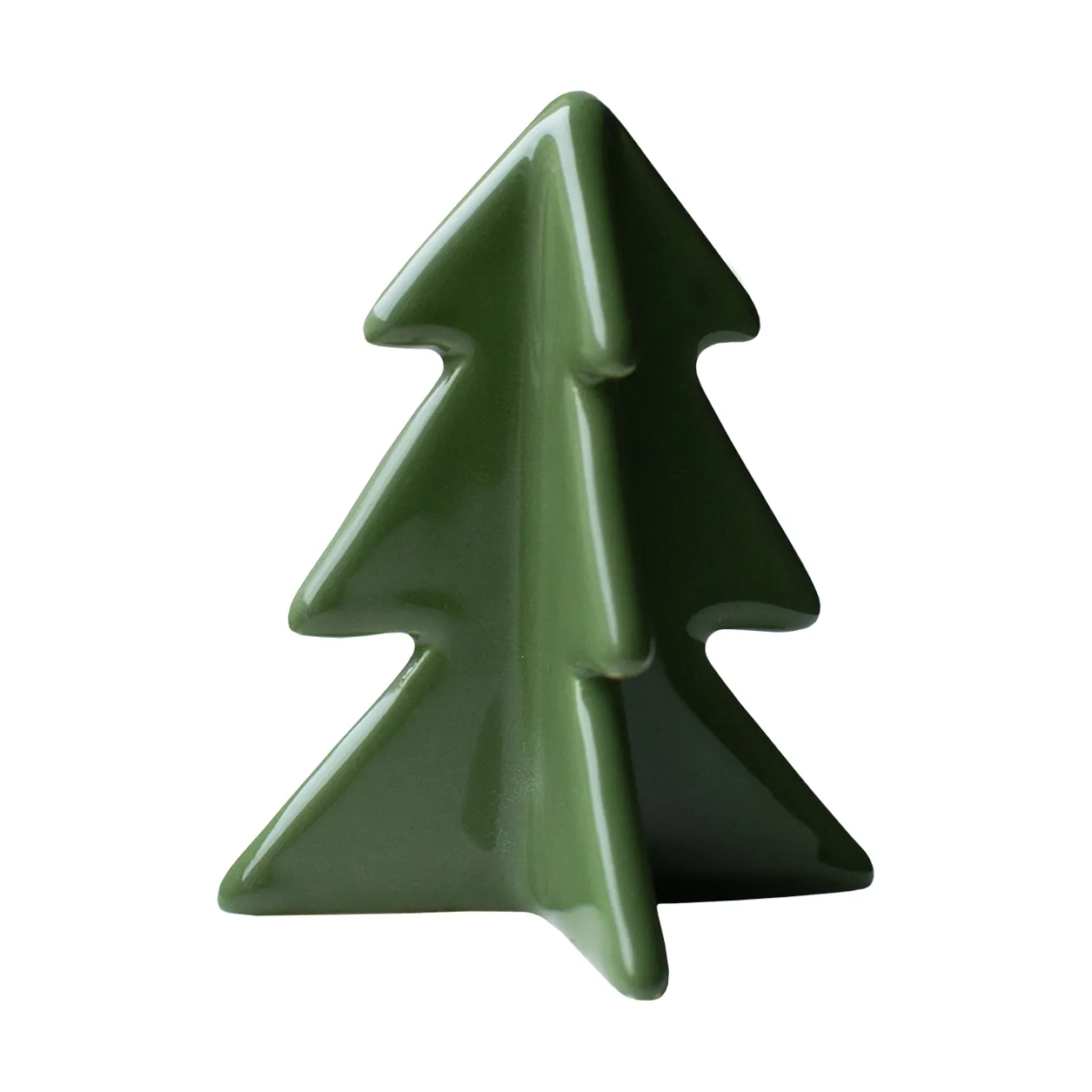Decoración de árbol de invierno, Verde, 7 cm DBKD