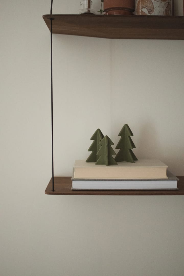 Decoración de árbol de invierno, Verde, 7 cm DBKD
