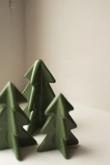 Decoración de árbol de invierno - Verde, 9,5 cm - DBKD
