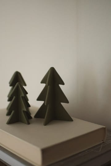 Decoración de árbol de invierno - Verde, 9,5 cm - DBKD